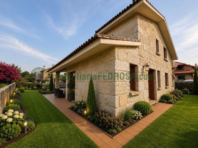 Chalet en venta en Pontevedra, Parroquias Rurales. Encantador Chalet de Piedra con Comodidades Modernas a un Paso del Centro. Chalets.