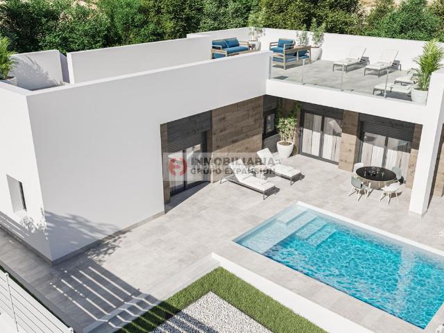 Chalet en venta en Pinoso. Proyecto Villa Riviera de obra nueva en Pinoso. Chalets.