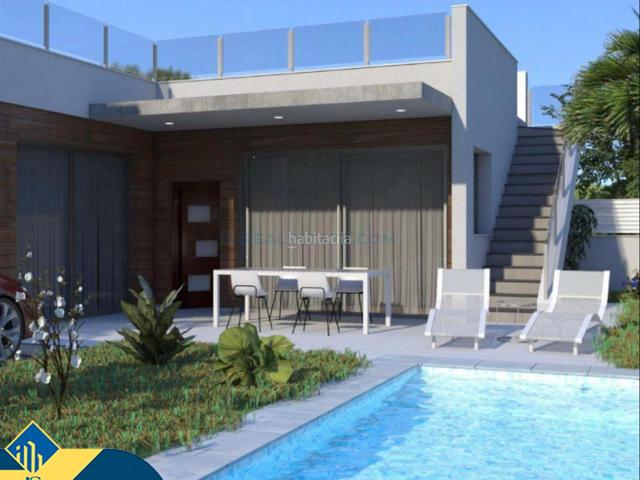 Chalet en venta en Rojales. Casas con piscina privada en construcción en Rojales, Ciudad Quesada, provincia de Alicante. 3 habitaciones 98 m² 5 kilómetros. Chalets.