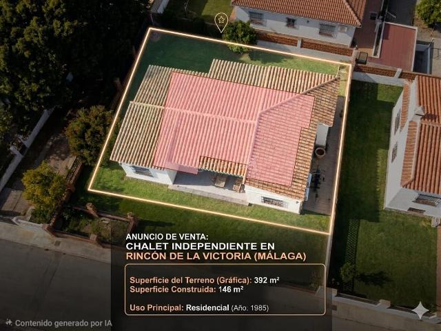 Chalet en venta en Rincón de la Victoria, Torre de Benagalbón. Oportunidad! Chalet independiente con gran parcela en Rincón de la Victoria. Chalets Rincón de la.