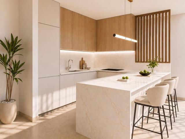 Chalet en venta en Torre Pacheco, Mar Menor golf. Villa de obra nueva con piscina privada y sótano en Santa Rosalía. Chalets Torre.