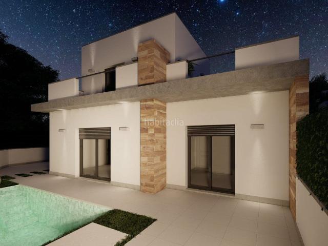 Chalet en venta en Torre Pacheco, Roldán. Villas unifamiliares con piscina y solárium, zona Roldan Murcia. Chalets Torre.
