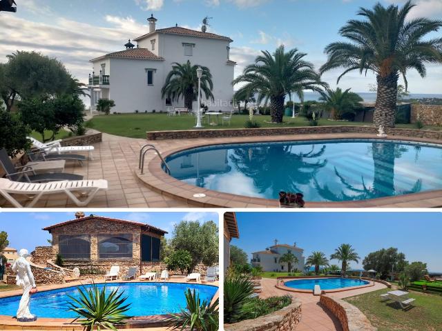 Chalet en venta en Vendrell El, Mas Borràs Coto del Rey Costa Dorada. Exclusiva villa con vistas al mar, piscina, casa de invitados y máxima privacidad en Tarragona. Chalets Vendrell.