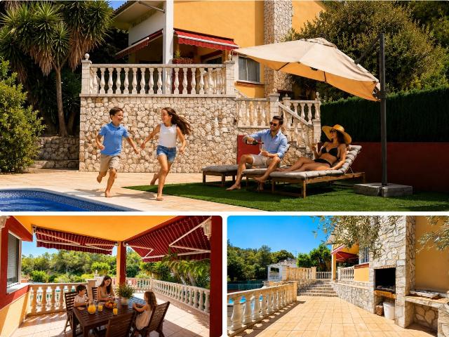 Chalet en venta en Vendrell El, Nou Vendrell Costa Dorada. CHALET INDEPENDIENTE CON PISCINA PRIVADA, LICENCIA TURÍSTICA Y NEGOCIO EN FUNCIONAMIENTO. Chalets Vendrell.