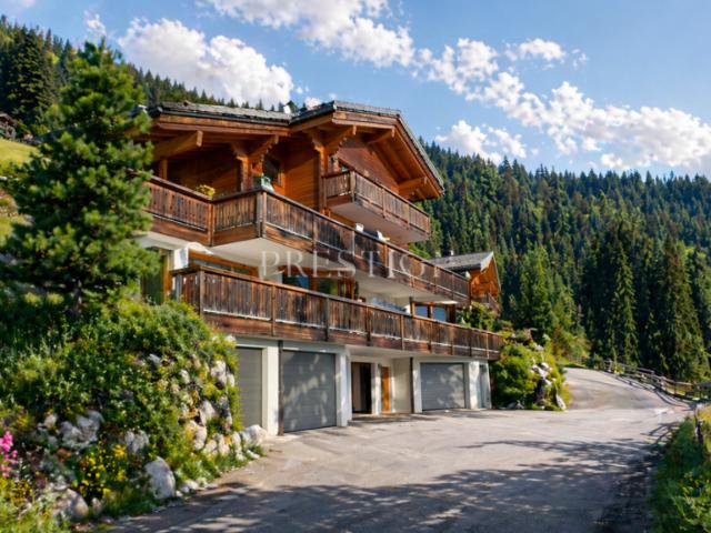 Chalet familial de standing à Anzère Discretion, luxe, spa & ascenseur