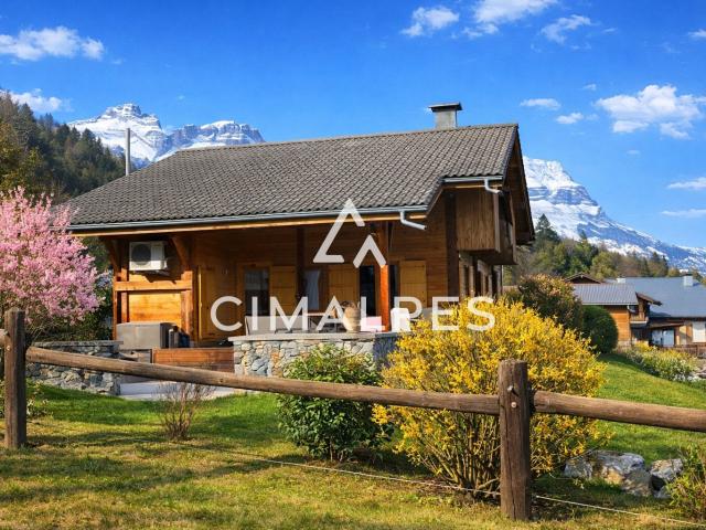 Chalet familial Trois chambres Vues panoramiques 187m² Combloux