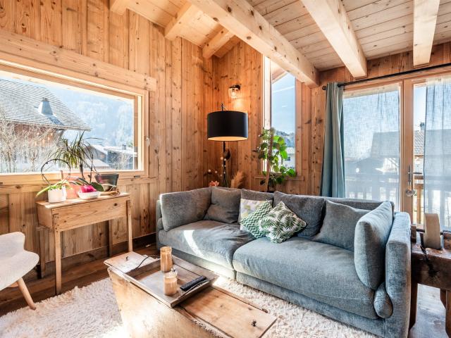 Chalet familiale chaleureux et lumineux. 112m² Samoëns