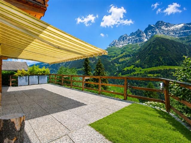 Chalet mit spektakulärem Blick auf die Dents du Midi