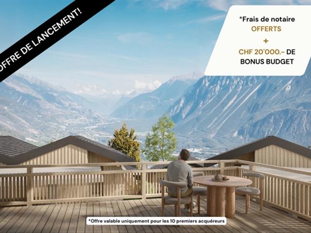 Chalet 4.5 Zimmer in Mollens VS