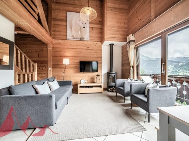 Chalet mitoyen à Morzine, 2 chambres + coin nuit