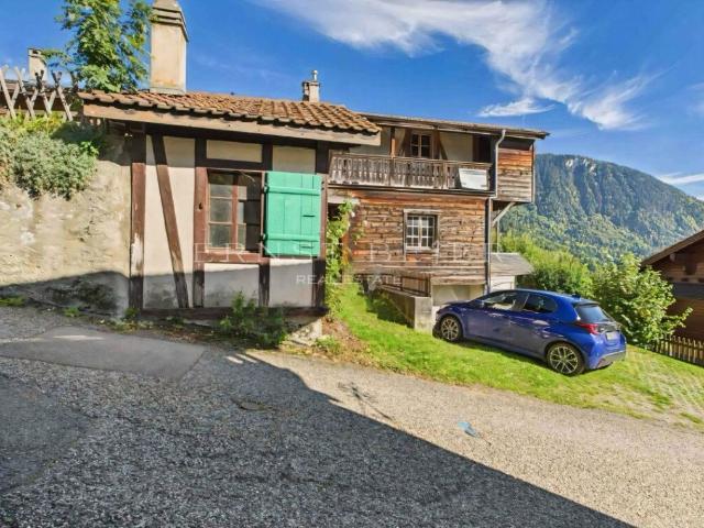 Chalet mitoyen à rénover vue dégagée environnement calme et verdoyant