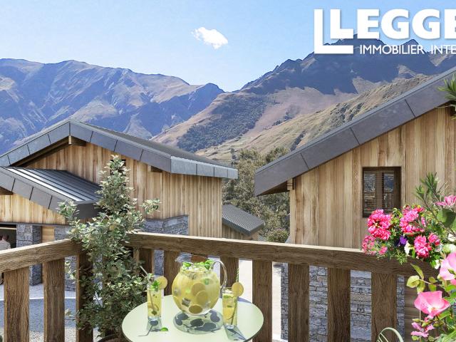 Chalet neuf 2 chambres à vendre dans un hameau authentique, à seulement 2 km de Saint Martin de Belleville