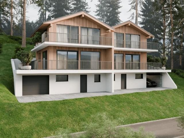 Chalet neuf dans un environnement spectaculaire