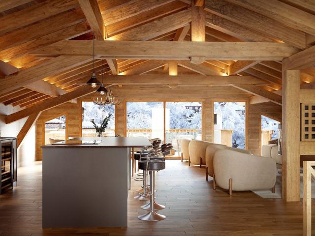 Chalet neuf et moderne Proche des pistes 208m² Val Thorens Saint Martin de Belleville