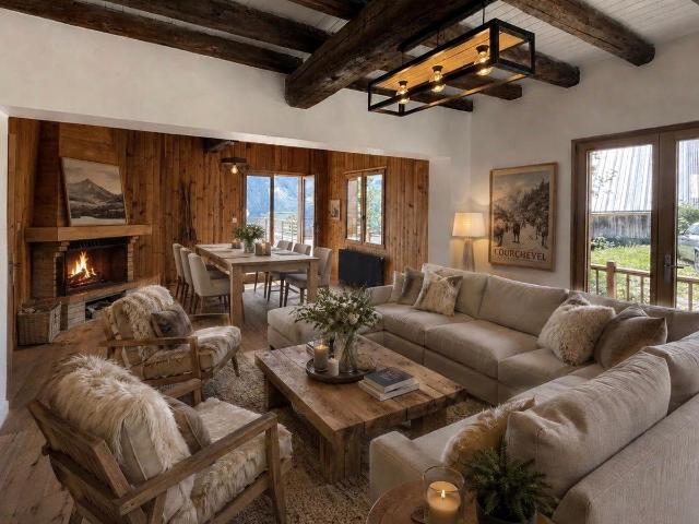 Chalet spacieux de 9 chambres avec espace bien être et appar. m² Fontcouverte la Toussuire La Toussuire