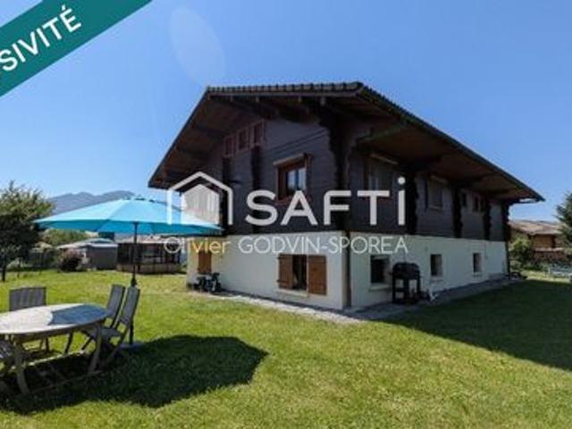 Chalet sur sous sol total sur terrain clos de 1200m2