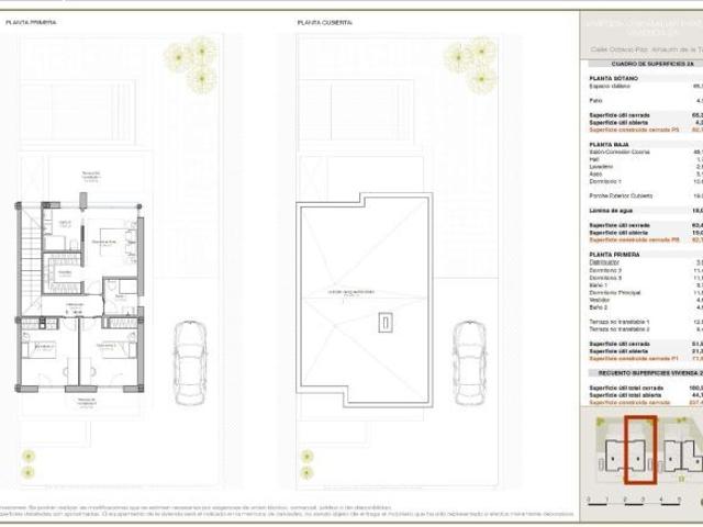 Chalet pareado en construcción