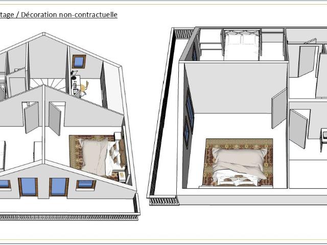 Chalet prestigieux avec 150m2 de surface de plancher et 102m. 102m² La Giettaz La Giettaz en Aravis
