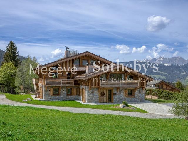 Chalet Quartz Sur les hauteurs de Megève avec piscine et spa