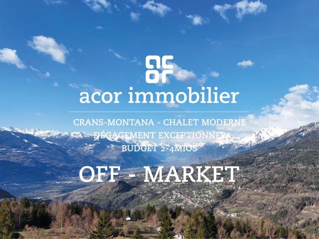 Chalet with 5.5 rooms on sale in Crans Montana 318 m² | dreamo. Ch