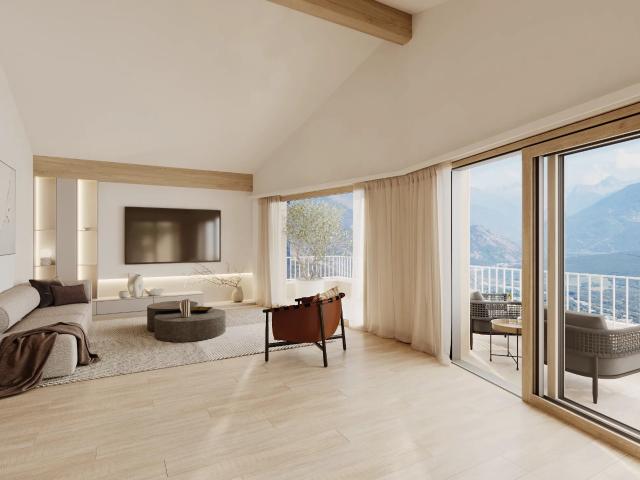 Chalet with 3.5 rooms on sale in Mollens VS 113 m² | dreamo. Ch