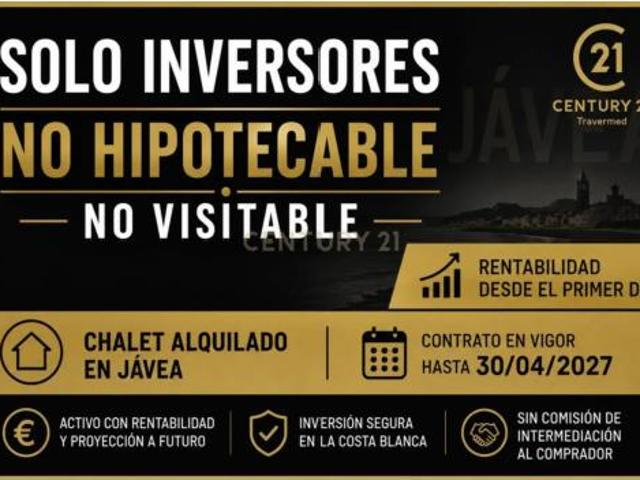 Chalet Venta Xàbia Jávea, La Corona Aduanas