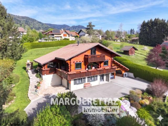 Chalet vue dégagée calme 164 m² habitables 2705 m² d. 163m² Boëge