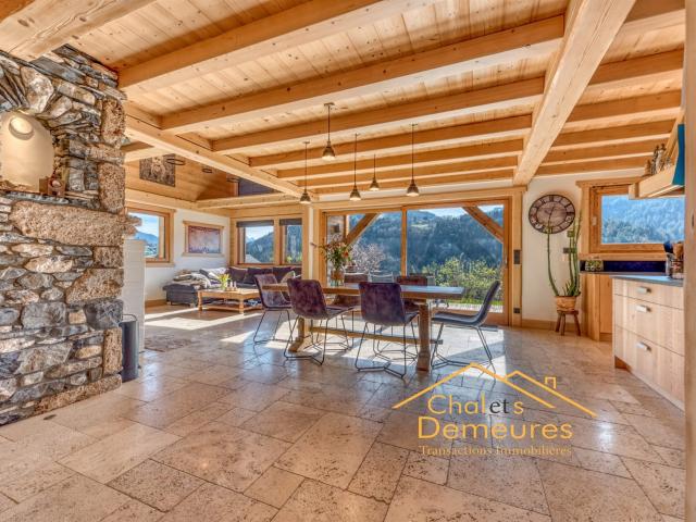 Chalet vue panoramique sur les Massifs 174m² Praz sur Arly