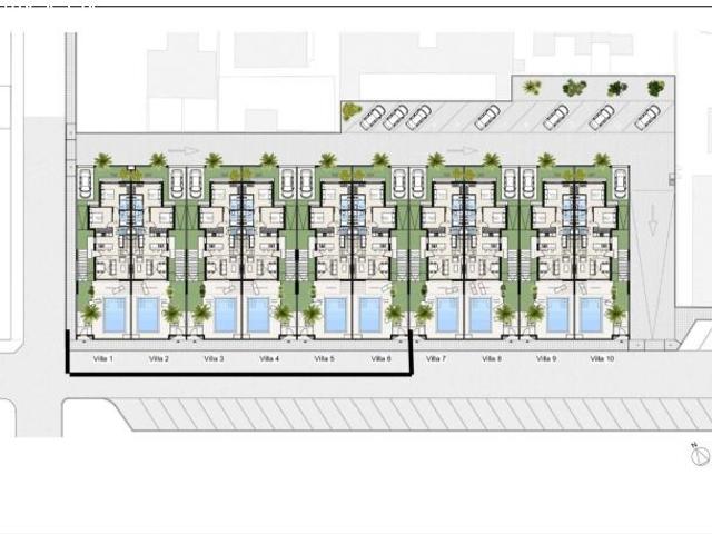 Chalets adosados ​​en Los Nietos a 100 m de la playa