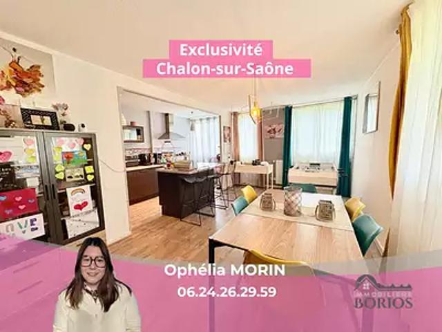 Chalon sur Saône 71100 Achat / Vente appartement 5 pièces t5