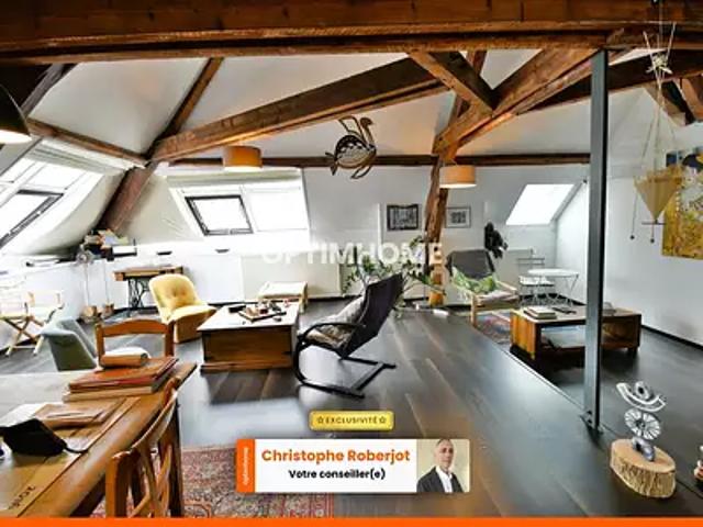 Chalon sur Saône 71100 Achat / Vente appartement 7 pièces t7 au dernier étage cave