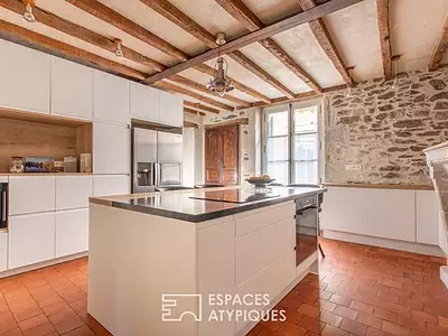 Chalonnes sur Loire 49290 Achat / Vente maison 10 pièces t10 terrasse cave