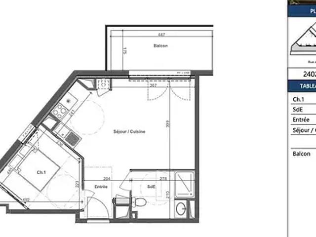Challans 85300 Achat / Vente appartement 2 pièces t2 parking
