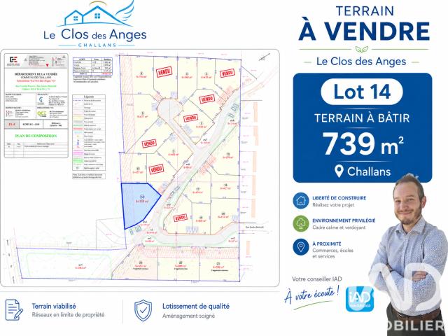 Challans Vente Terrain 85