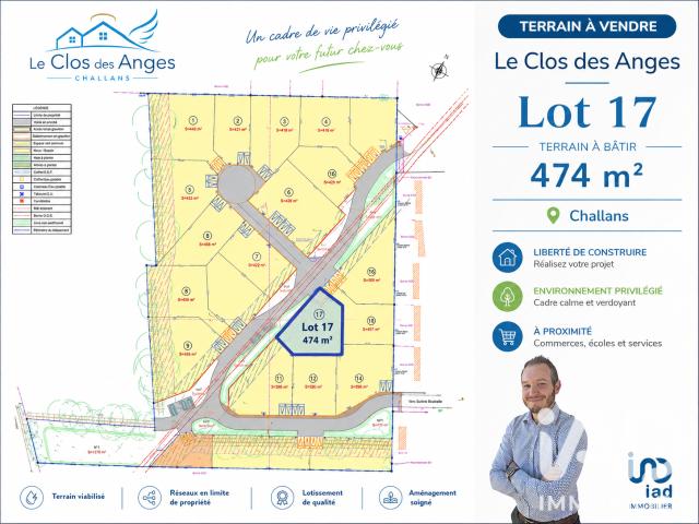 Challans Vente Terrain 85