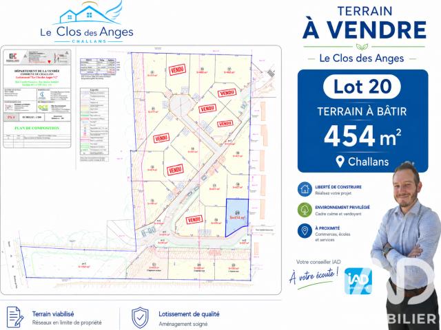 Challans Vente Terrain 85