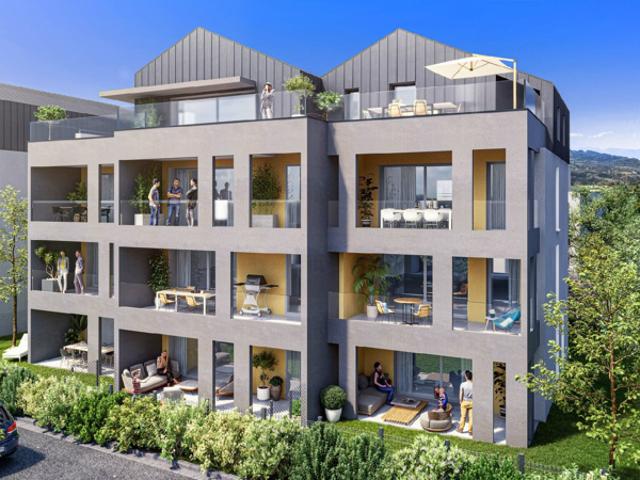 Challes les eaux, T2 Neuf de 50m2 avec terrasse de 16m2 et