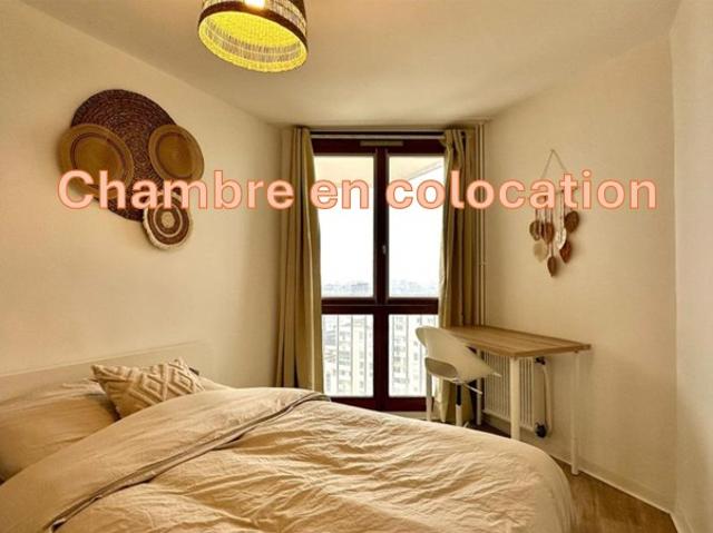Chambre meublé en colocation 10,10 m2 au 17ième étage
