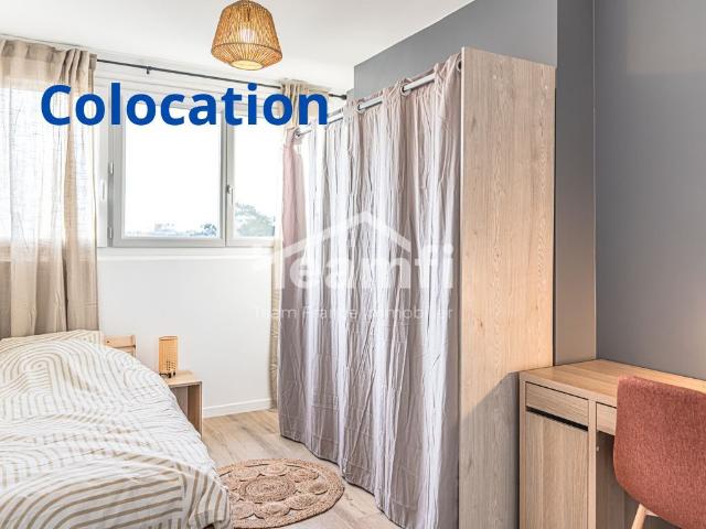 Chambre meublée à louer dans un appartement spacieux de 76 m2 à Fleury les Aubrais