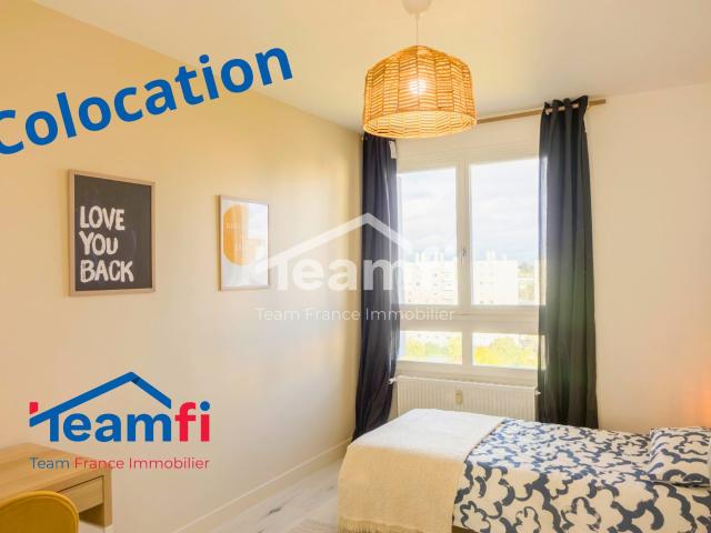 Chambre meublée en colocation mixte – Orléans – Appartement 91 m²