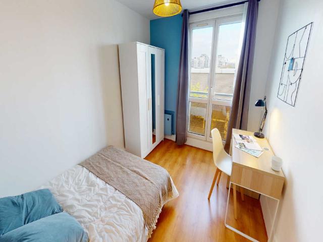Chambre à Asnières sur seine, Rue du Ménil