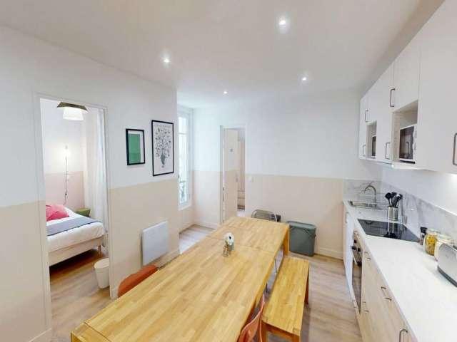 Chambre à louer dans un appartement partagé de 16 chambres à Paris