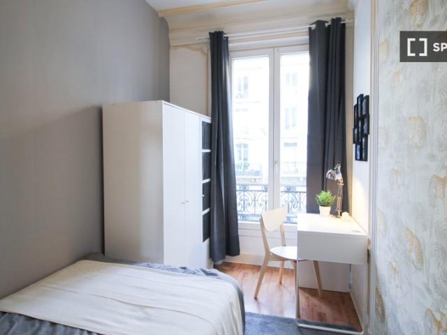 Chambre à louer dans un appartement partagé de 5 chambres à Paris