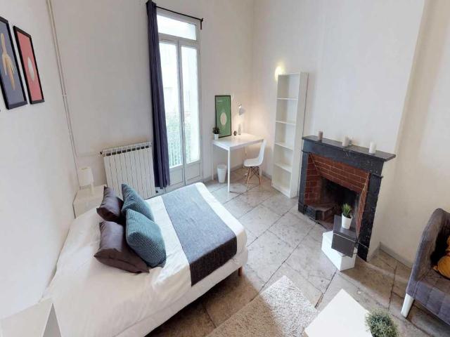 Chambre à Montpellier Rue Daru, quartier Gambetta