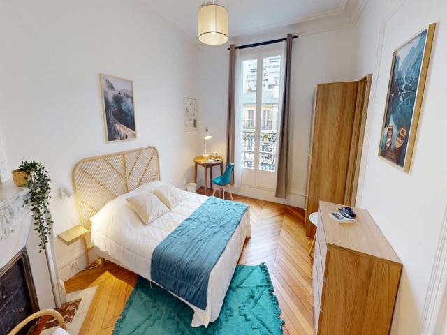 Chambre à Paris Rue Chaligny