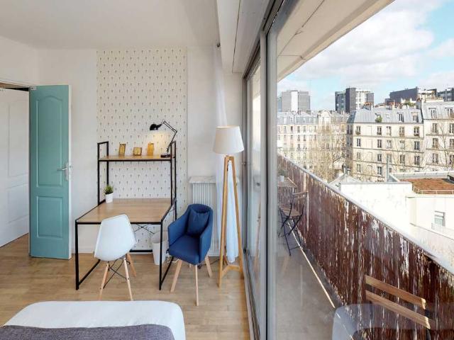 Chambre à Paris Rue d'Hautpoul, Amérique