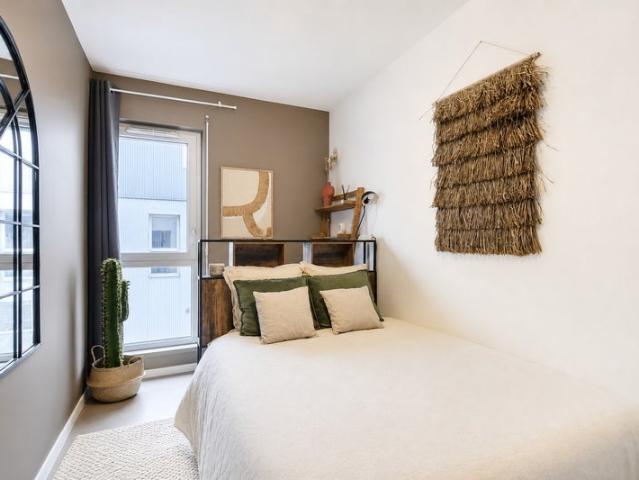 Chambre bohème de 9 m² en coliving à Paris