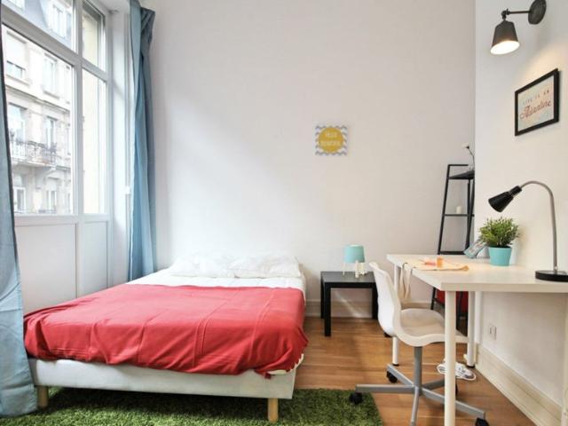 Chambre chaleureuse et lumineuse – 13m²