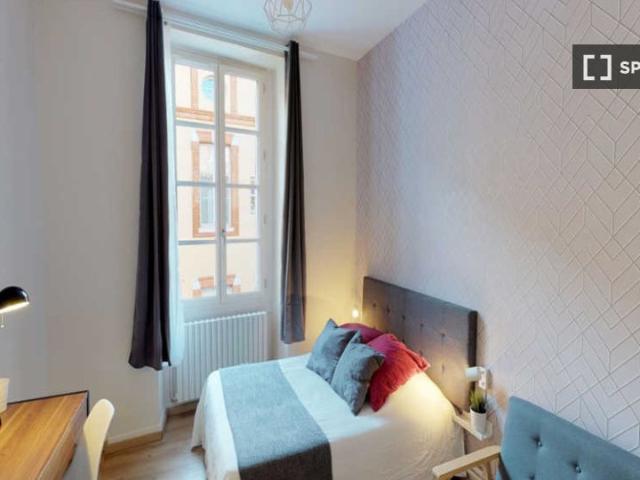Chambre dans un appartement partagé de 4 chambres à Capitole, Toulouse