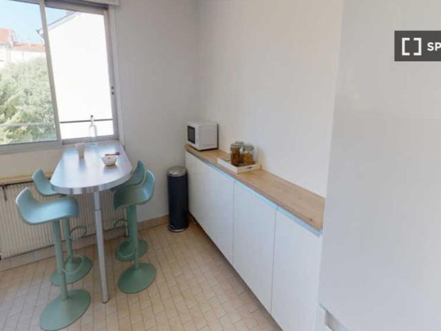 Chambre dans un appartement partagé de 4 chambres à Guillotière